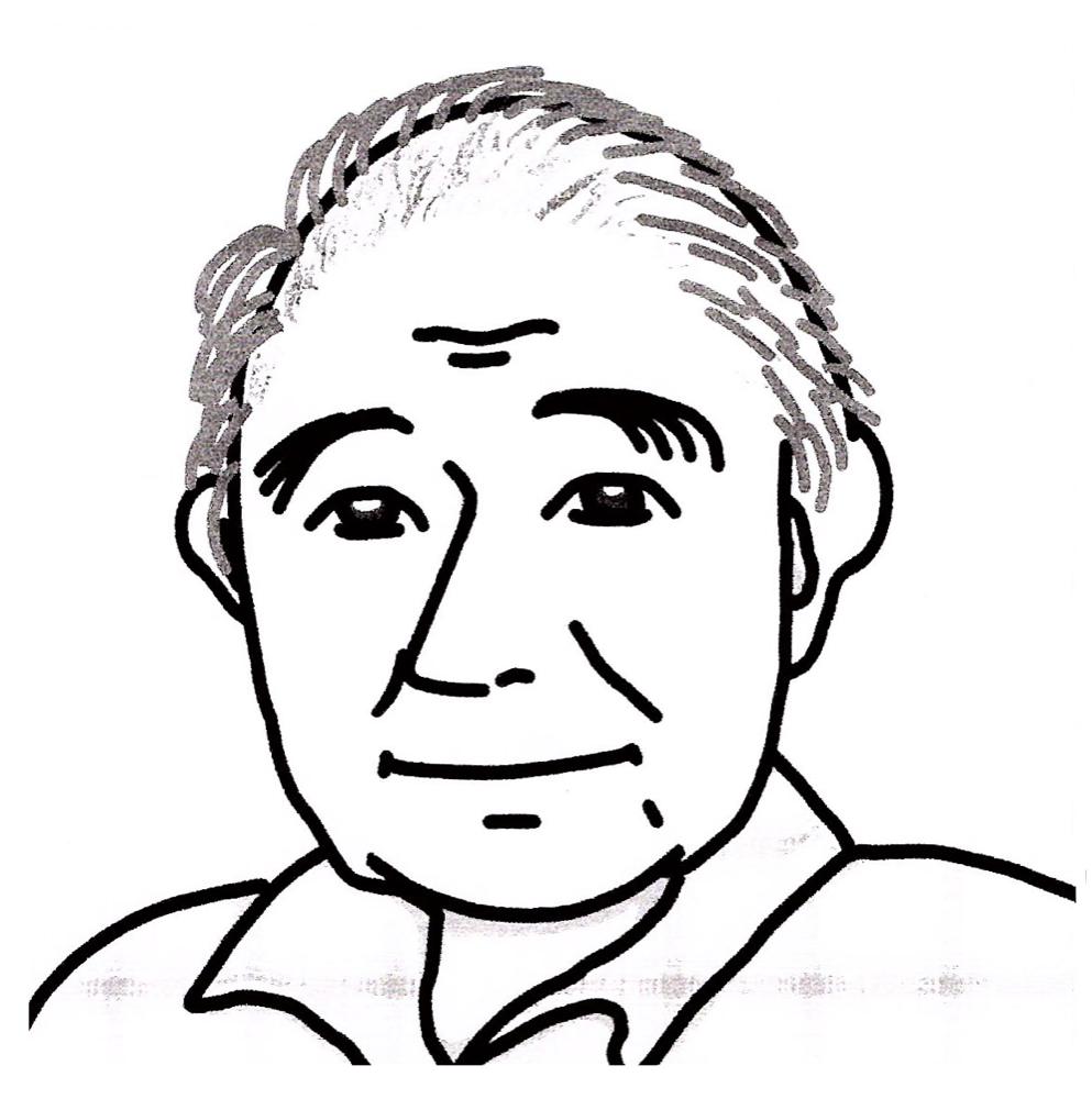 大林数教先生のイラスト